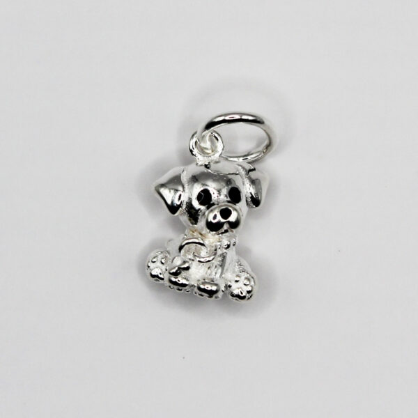 Charm colgante perrito con hueso