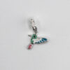 Charm colgante picaflor plata 925